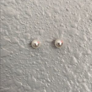 Faux Pearl Earrings